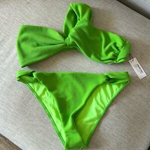 NWT green Nasty Gal bikini